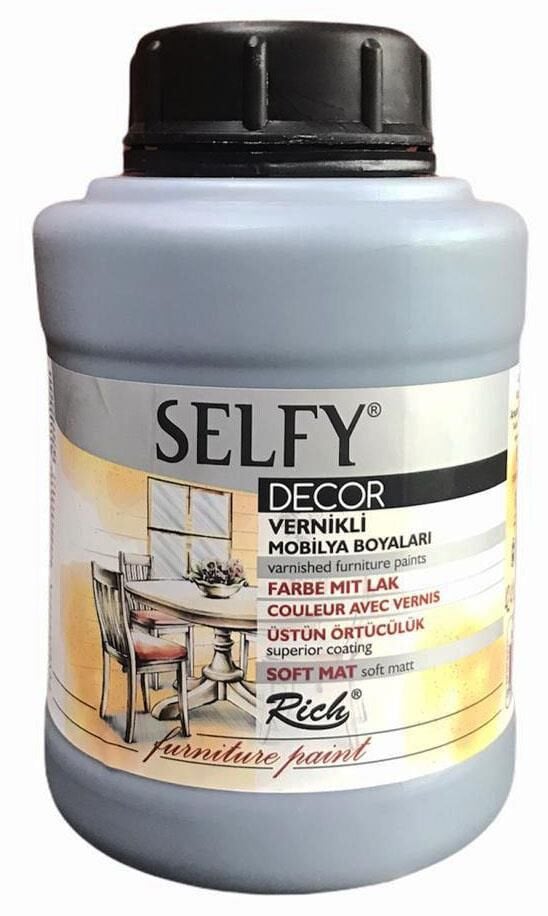 Rich Selfy Decor Vernikli Boya 1250cc İtalyan Gri 12868