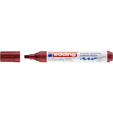 Edding 1455 Kaligrafi Kalemi Esnek Uç 1 - 5 mm Crimson Lake 046