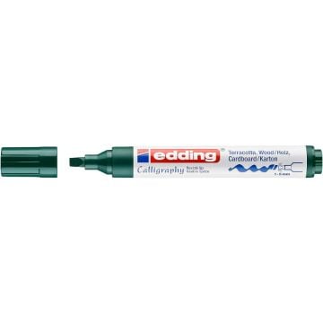 Edding 1455 Kaligrafi Kalemi Esnek Uç 1 - 5 mm Bottle Green 025