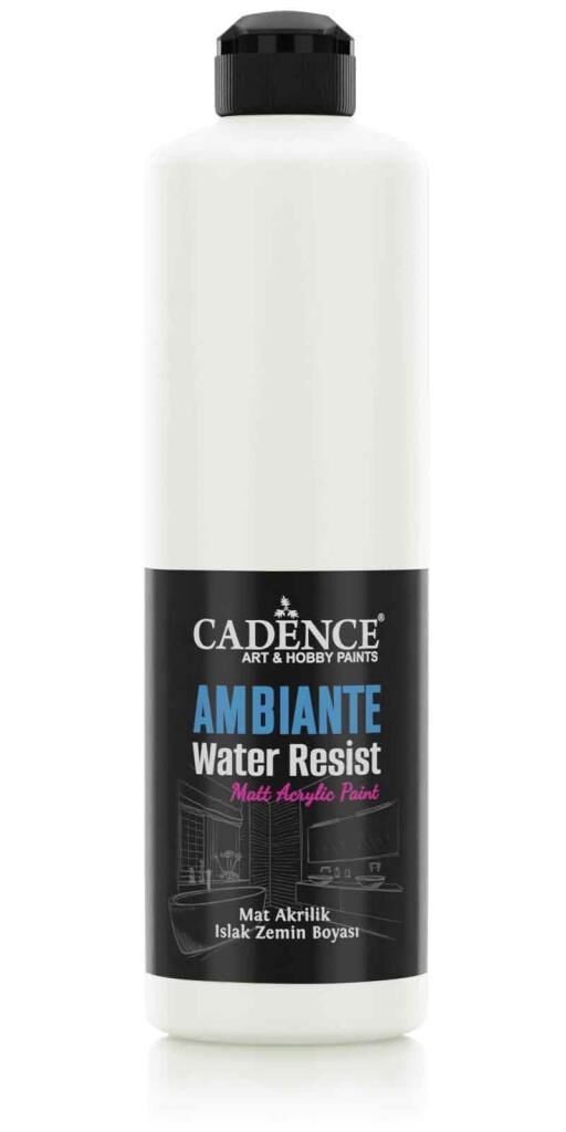 Cadence Ambiante Suya Dayanıklı Akrilik Boya AW-02 PAK BEYAZ 500ML + KATALİZÖR 20GR