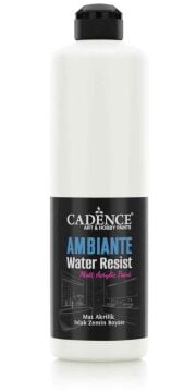 Cadence Ambiante Suya Dayanıklı Akrilik Boya AW-02 PAK BEYAZ 500ML + KATALİZÖR 20GR
