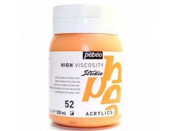 Pebeo Studio Akrilik Boya 500ml 52 Dark Cadmium Yellow