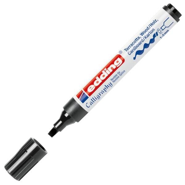 Edding 1455 Kaligrafi Kalemi 5 mm, Siyah