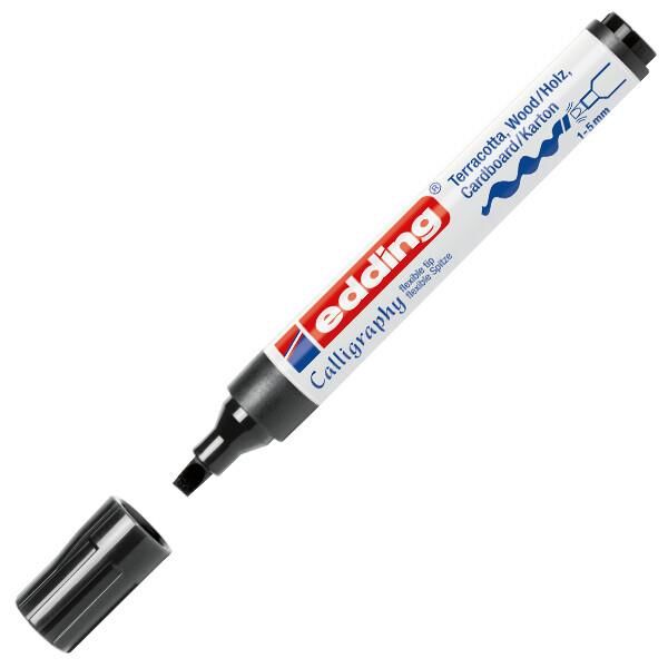 Edding 1455 Kaligrafi Kalemi 5 mm, Siyah