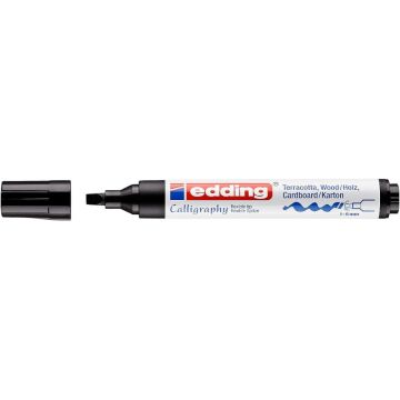 Edding 1455 Kaligrafi Kalemi Esnek Uç 1 - 5 mm Black 001