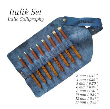 Pratikpen Kaligrafi Kalemi İtalik 8 li Set