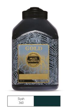 Artdeco Gold Multi Surface Akrilik Boya 500ml 360 Siyah