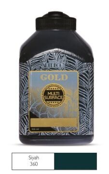 Artdeco Gold Multi Surface Akrilik Boya 500ml 360 Siyah