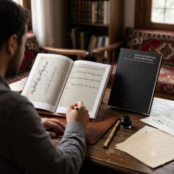 Halim Efendi'nin Meşk Mecmuası Nesih, Sülüs-Nesih, Rik'a, Divani, Celi Divani