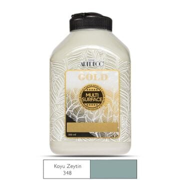Artdeco Gold Multi Surface Akrilik Boya 500ml 348 Koyu Zeytin