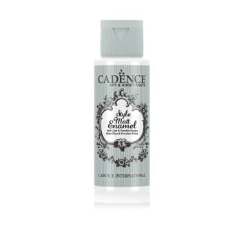 Cadence Style Matt Enamel Cam&Porselen Boyası 59 ml Beyaz E-331