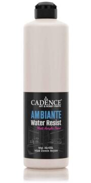 Cadence Ambiante Suya Dayanıklı Akrilik Boya AW-07 KUMTAŞI 500ML + KATALİZÖR 20GR