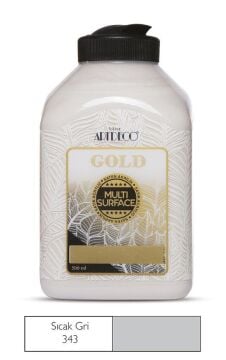 Artdeco Gold Multi Surface Akrilik Boya 500ml 343 Sıcak Gri