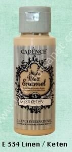 Cadence Style Matt Enamel Cam & Porselen Boyası 59 ml E 334 Linen Keten