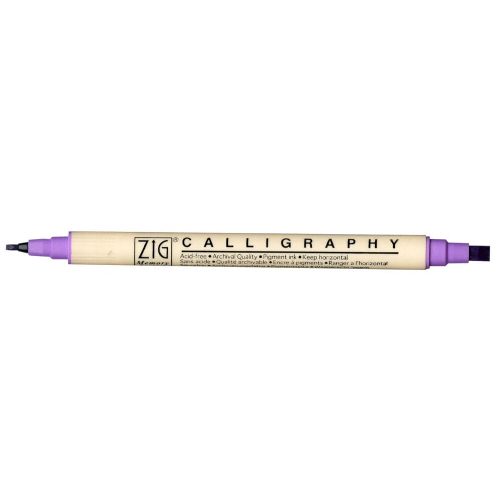 Zig Memory System MS-3400 Çift Uçlu Kaligrafi Kalemi 2 – 5 mm Hyacinth 081