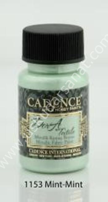 Cadence Dora Textile Metalik Kumaş Boyası 50ml 1153 mint
