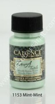 Cadence Dora Textile Metalik Kumaş Boyası 50ml 1153 mint