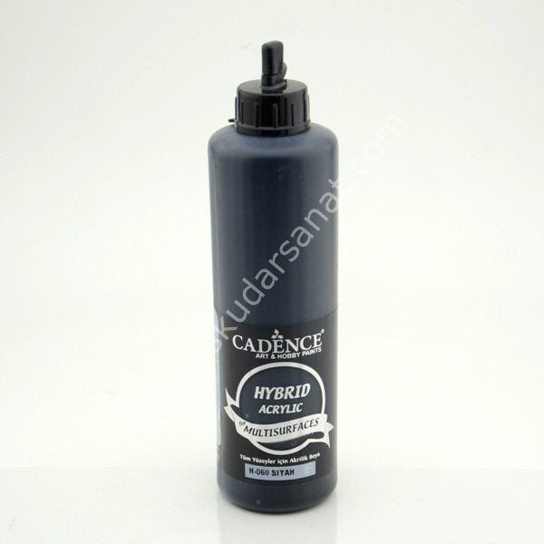 Cadence Hybrid Multisurfaces Akrilik Boya 500ml H-060 SİYAH