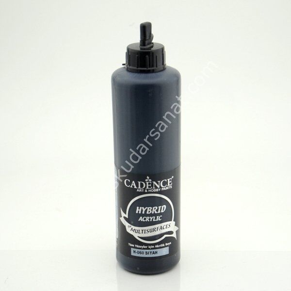Cadence Hybrid Multisurfaces Akrilik Boya 500ml H-060 SİYAH