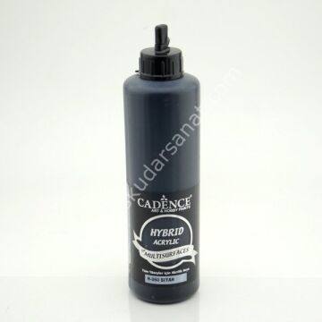 Cadence Hybrid Multisurfaces Akrilik Boya 500ml H-060 SİYAH