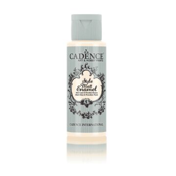 Cadence Style Matt Enamel Cam&Porselen Boyası 59 ml Vanilya Sarı E-336