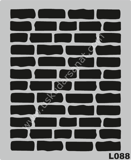 Mood Stencil Şablon 21x27 L088