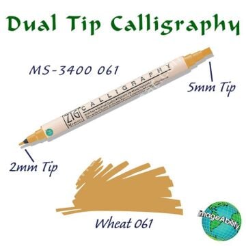 Zig Memory System MS-3400 Çift Uçlu Kaligrafi Kalemi 2 – 5 mm Sweet 061