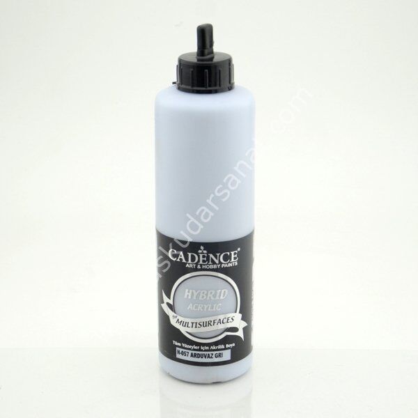 Cadence Hybrid Multisurfaces Akrilik Boya 500ml H-057 ARDUVAZ GRİ