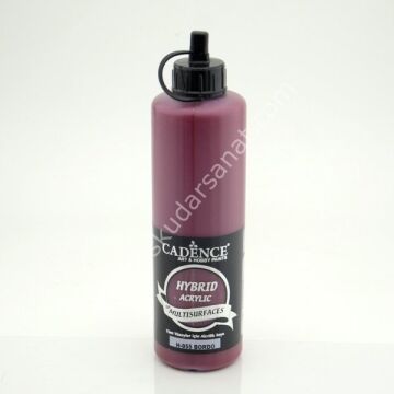 Cadence Hybrid Multisurfaces Akrilik Boya 500ml H-055 BORDO