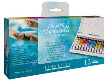 Sennelier La Petite Suluboya Tüp 12 Renk 10mlx12