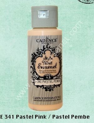 Cadence Style Matt Enamel Cam & Porselen Boyası 59 ml E 341 Pastel Pink Pastel Pembe