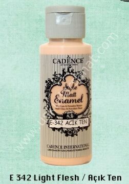 Cadence Style Matt Enamel Cam & Porselen Boyası 59 ml E 342 Light flesh Açık ten