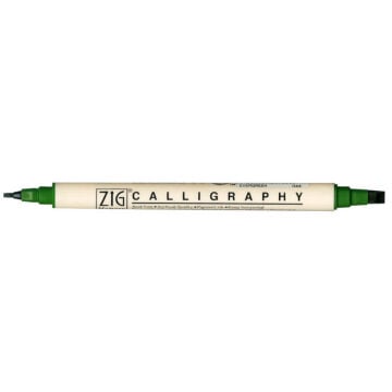 Zig Memory System MS-3400 Çift Uçlu Kaligrafi Kalemi 2 – 5 mm Evergreen 044