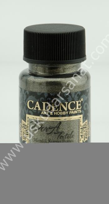 Cadence Dora Textile Metalik Kumaş Boyası 50ml 1138 Antrasit-Antrachite