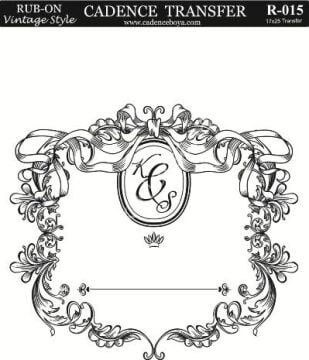 Cadence Rub-on Vintage Transfer 17*25 R-015
