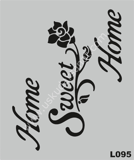 Mood Stencil Şablon 21x27 L095