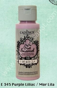 Cadence Style Matt Enamel Cam & Porselen Boyası 59 ml E 345 Purple Liliac Mor Lila