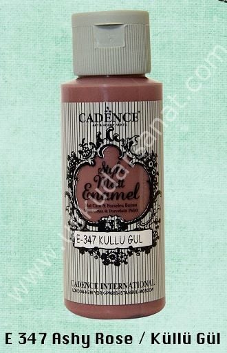 Cadence Style Matt Enamel Cam & Porselen Boyası 59 ml E 347 Ashy Rose Küllü Gül