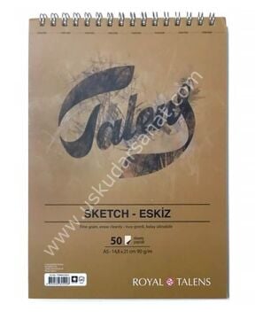 Talens 90 gr Eskiz Blok A5 50 Yaprak Spiralli
