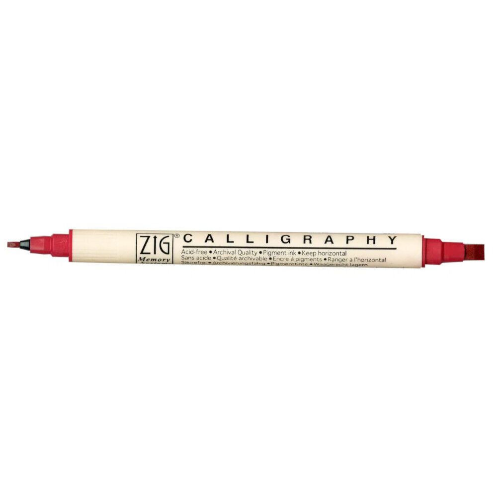 Zig Memory System MS-3400 Çift Uçlu Kaligrafi Kalemi 2 – 5 mm Pure Pink 025