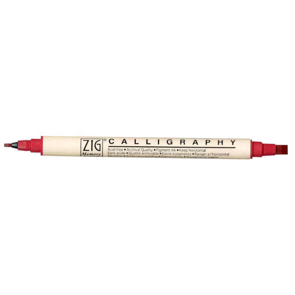 Zig Memory System MS-3400 Çift Uçlu Kaligrafi Kalemi 2 – 5 mm Rose 024