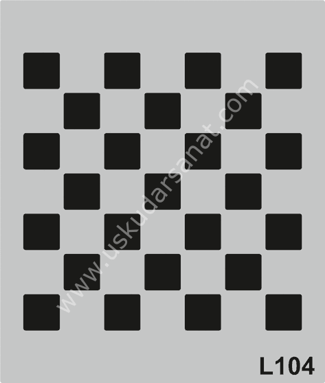 Mood Stencil Şablon 21x27 L104