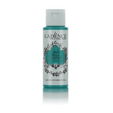 Cadence Style Matt Enamel Cam&Porselen Boyası 59 ml Açık Deniz Yeşili E-354