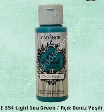 Cadence Style Matt Enamel Cam & Porselen Boyası 59 ml E 354 Light Sea Green Açık Deniz Yeşili