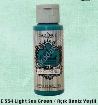 Cadence Style Matt Enamel Cam & Porselen Boyası 59 ml E 354 Light Sea Green Açık Deniz Yeşili