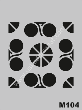 Mood Stencil Şablon 15X17 M104