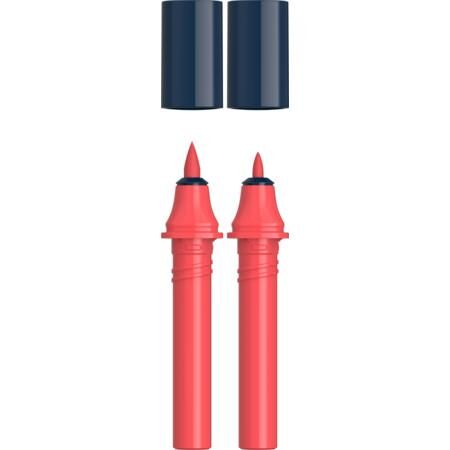 Schneider Paint-It 040 Twin Markör Kartuşu 2 li Kırmızı