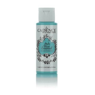 Cadence Style Matt Enamel Cam&Porselen Boyası 59 ml Ultramarine Yeşil E-356
