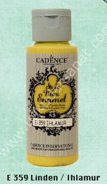 Cadence Style Matt Enamel Cam & Porselen Boyası 59 ml E 359 Linden Ihlamur