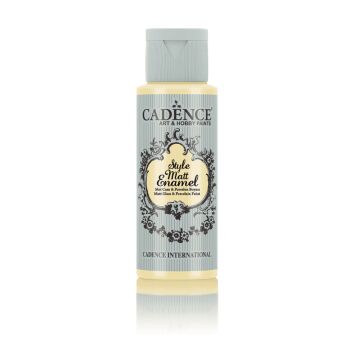 Cadence Style Matt Enamel Cam&Porselen Boyası 59 ml Ihlamur E-359
